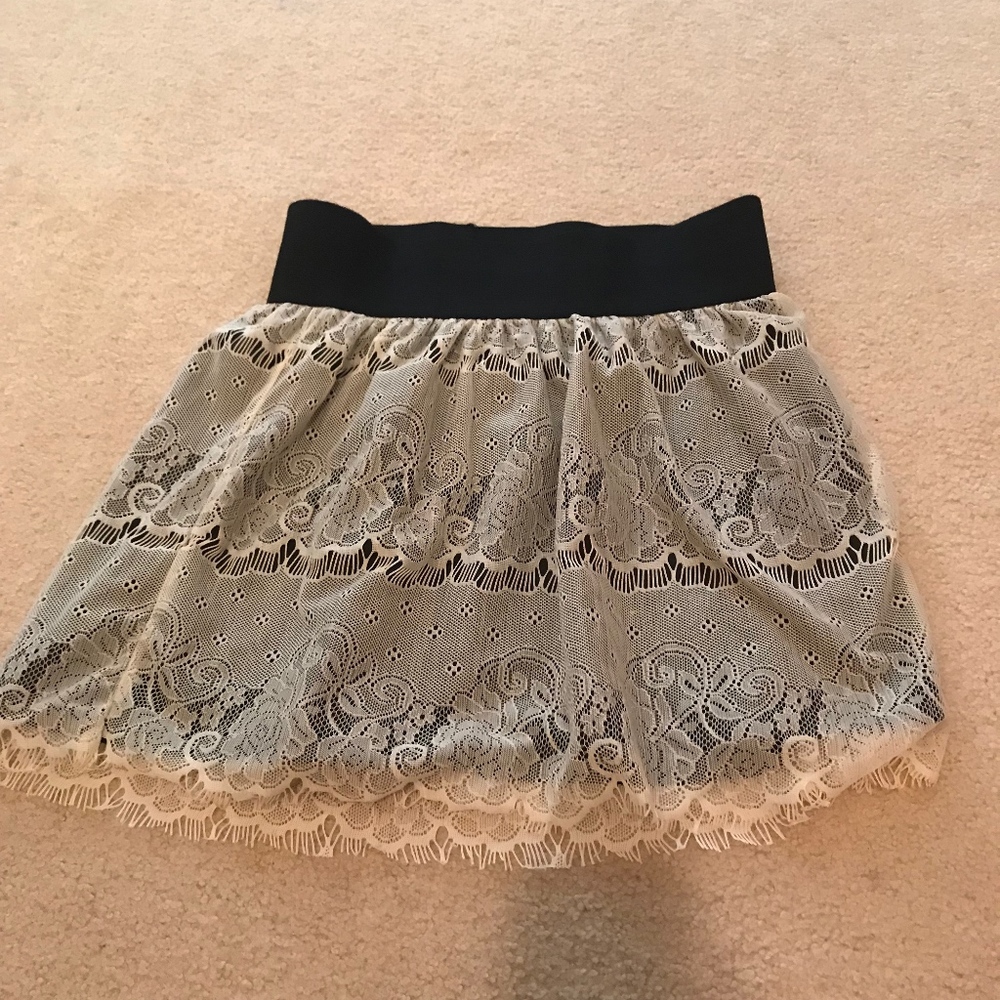 Black and White Skirt (Small)